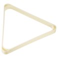 thumbnail image 1 of Uxcell 2 1/4" Billiard Ball Triangle Rack, Plastic Snooker Pool Ball Rack Holder Thicken Pool Ball Racks White, 1 of 5