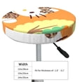 thumbnail image 3 of Sigee Sanrio Al for Round Bar Stool Seat Covers Washable Stool Cushion Slipcover Elastic Bar Stool Covers Round for 12-14 In Chair,13 inch, 3 of 6