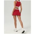 thumbnail image 7 of PISONIC Womens Workout Sets 2 Piece Tennis Sets Skorts Sets Athletic Gym Golf Outfits Tank Top and Skort, 7 of 7