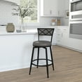 thumbnail image 2 of Hillsdale Furniture Dunlap Metal Counter Height Stool, Black, 2 of 14