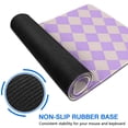 thumbnail image 6 of Gorgeous Pastel Checkered Mouse Pad - Cute Boho Appeal, Anti-Slip for Security, Perfect for Home Office, Suits Computer & Laptop Users, Sized 31.5x11.8in., 6 of 7