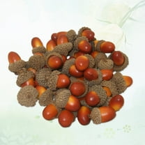 MLINS Lifelike Artificial Acorns Decorative Foam Nuts for Home Party Decoration Multi Color 50 Pieces