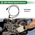 thumbnail image 2 of Unique Bargains ABS Wheel Speed Sensor ABS Sensor Set Anti-lock Braking System Sensor for Mitsubishi Space Wagon 1998-2004 No.MR289342 Front Left, 2 of 7