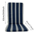 thumbnail image 2 of High Back Chair Cushions for Outdoor Use Patio Furniture Cushions Water Repellent and Fade Resistant Seat Cushion with Ties for Rocking Chairs Garden Porch Dining All Weather Decor, 2 of 3