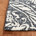 thumbnail image 3 of SAFAVIEH Abstract Constantine Damask Wool Area Rug, Ivory/Navy, 3' x 5', 3 of 11