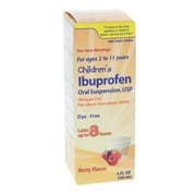 Ibuprofen Children's Pain Relief 100 mg / 5 mL Strength Oral Suspension 4 oz. - EACH