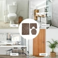 thumbnail image 4 of COFEST 3-Piece Bathroom Carpet Set Soft Non Slip, Absorbent Bath Mat with Cobblestone Design, Machine Washable Plush Bathroom Rug Set Coffee, 4 of 5