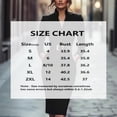 thumbnail image 6 of MORTTIC Women's Solid Color V-Neck Long Sleeve with Pockets and Belt Spring Fall Office Wear Midi Bodycon Dress Black，S, 6 of 6