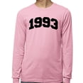 thumbnail image 2 of 1993 College Style Long Sleeve Shirt Unisex Large Pink, 2 of 5