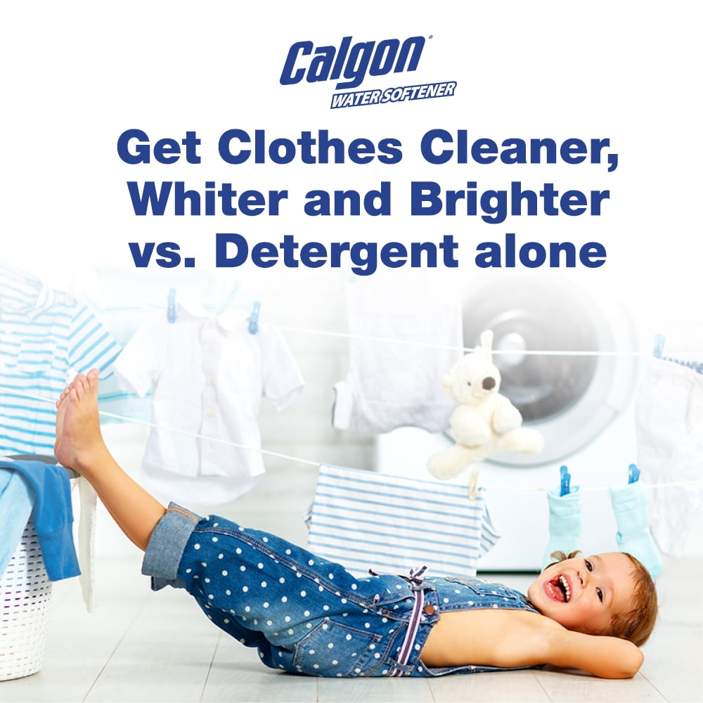 Calgon Water Softener, 32oz Bottle, Laundry Detergent Booster 