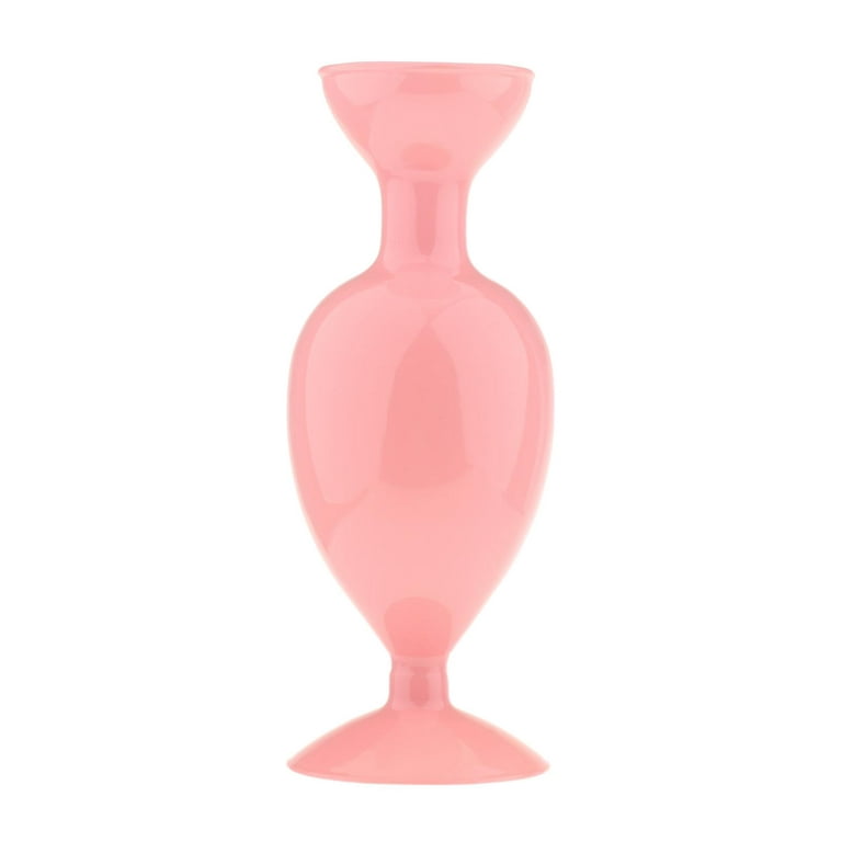H&M Home Pink Glass Pot Planter Vase 8.5 in.
