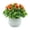 Orange, variant on SPRING PARK Artificial Mini Potted Plants Plastic Faux Bonsai Plants for Bathroom Home Office Desk Decorations
