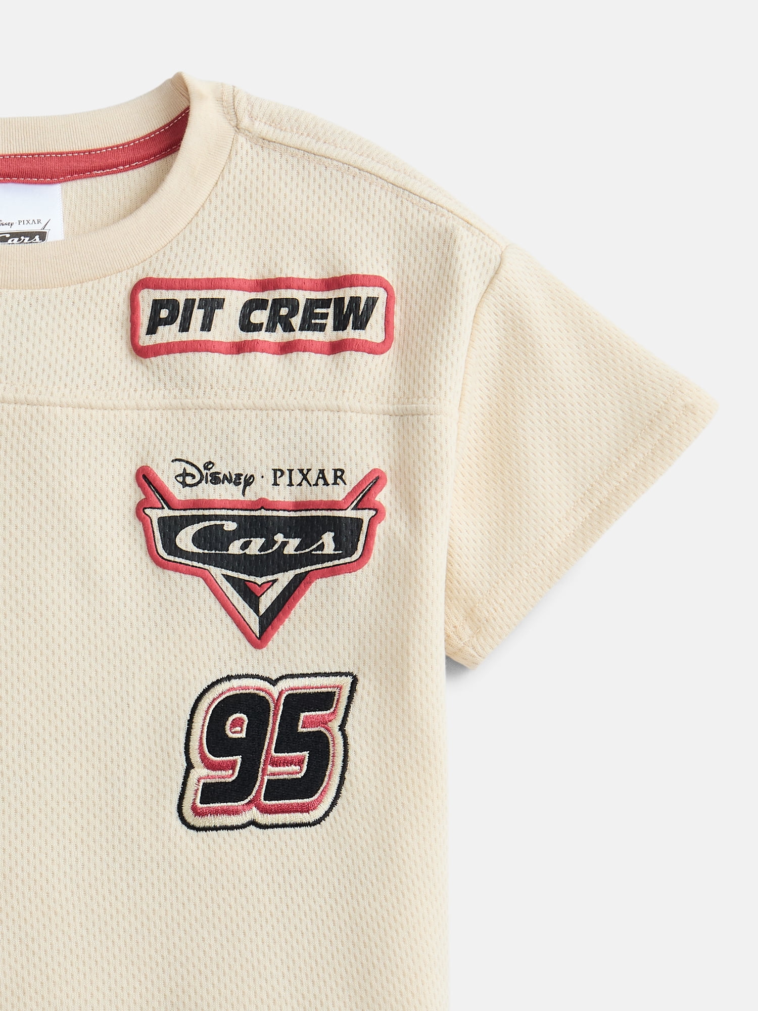 Pixar Cars Toddler Boys Mesh Graphic Tee with Short Sleeves, Sizes 12M-5T
