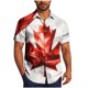thumbnail image 2 of Blusa y camisa de manga corta con cuello vuelto para hombre, blusa informal de moda con cuello vuelto, blusa estampada de manga corta con botones, blusa de poliéster para hombre, 2 of 6