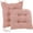 Gingham Red, variant on Klear Vu The Gripper Non-Slip Rocking Chair Cushion Thick, includes Seat Pad & Back Pillow with Ties for Indoor Living Room Rocker, 17x17 Inches, 2 Piece Set, Gray 2 Count
