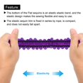thumbnail image 4 of 25 Yards 0.8 Inch Elastic Sequins Trim Flat Sequin Strip Paillette Fabric Ribbon for Crafts DIY Fringe Sewing Purple, 4 of 7
