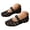 Black, variant on Women's Mesh Ballet Flats Comfortable Dressy Square Closed Toe Mary Jane Embroidery Flower Slip on Casual Loafers (Black,8)