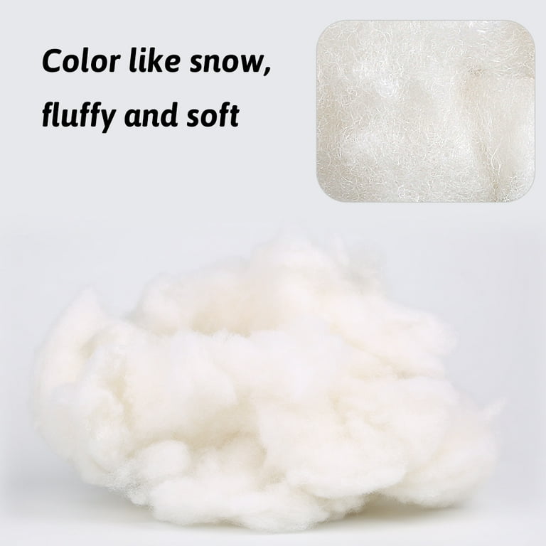 250g/8.8oz Polyester Fiber Fill Stuffing, High Resilience Fill Fiber, Pillow  Filling Stuffing, Fiberfill for Crafts, Stuffed Cotton for Small Animals  DIY Dolls Stuffing
