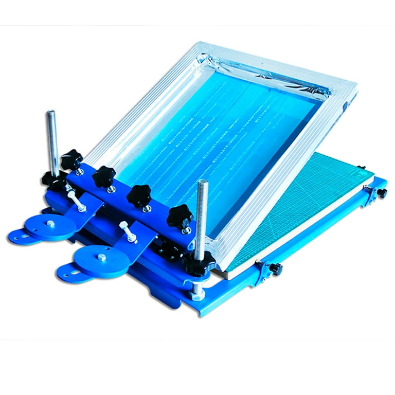 Single colour screen store printing machine