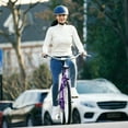 thumbnail image 3 of VIRIBUS 24 Inch Beach Cruiser Bike for Women Single Speed Low Step Through Bicycle Purple, 3 of 13