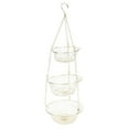 thumbnail image 3 of Fruit Hanging Baskets 3 Tier Hanging Baskets Multifunction Hanging Basket for Flower Vegetable, 3 of 7