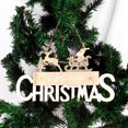 thumbnail image 4 of Injueey Colgante de Navidad Chimenea de Ventana Colgante Comedor Bar Oficina Hotel Decoración Festival Ornamento Niños Kits de decoración para fiestas Navidad Injueey HA070121-02, 4 of 6