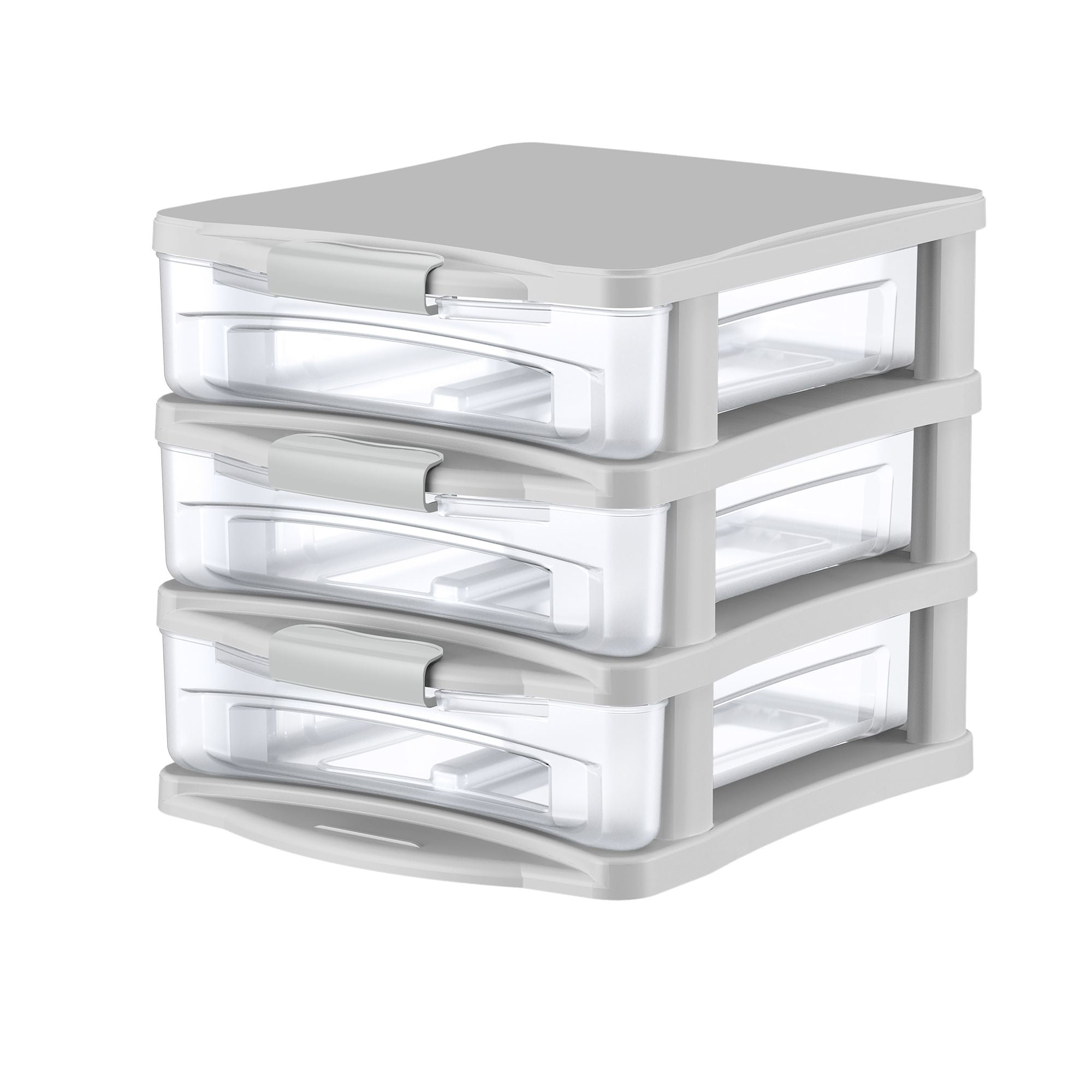 bella storage solution medium desktop plastic storage drawer