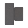 thumbnail image 4 of Beverly Rug 2 Piece Kitchen Runner Mat Washable Non Slip Bathroom Rug Set Gray 48" x 20" 30" x 20", 4 of 7