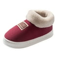 thumbnail image 5 of Cloud House Slippers for Women Indoor and Outdoor Fleece Lined Warm Loafers Shoes Winter Fuzzy Bedroom Booties, 5 of 8