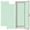 Color 1, variant on 2 Pcs School Locker Magnetic Wallpaper 12" x 36" Plain Pastel Yellow color Reusable Removable Locker Accessories Back to School Supplies