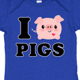 thumbnail image 4 of Inktastic I Love Pigs Boys or Girls Baby Bodysuit, 4 of 5