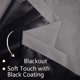thumbnail image 4 of Blackout Curtains for Bedroom Living Room, Thermal Insulated Room Darkening Curtains, Black Liner Drapes with Back Tab Rod Pocket, Full Blackout Window Curtains, Noise Reducing Energy Saving Curtains, 4 of 7
