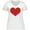 AA-White, variant on Inktastic Red Heart Valentine Women's Plus Size T-Shirt