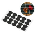 thumbnail image 4 of Guitar Pick Grips, Soft Silicone Pick Non Slip Sticker Reasonable Size Wear Resistant Symmetrical Structure With Adhesive Backing For Stringed Instrument Black,White, 4 of 8
