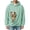 Light Green, variant on Dog Carrier Hoodie with Cat Pouch, Oversized Pet Holder Sweatshirt with Zipper Pocket, Soft Kangaroo Pocket Hooded Pullover for Puppy Pet Lovers Gift