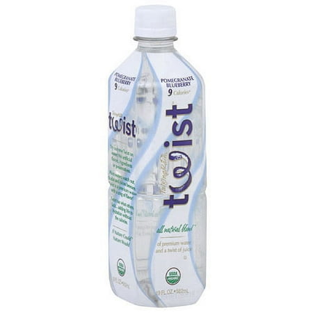 Talking Rain Twist Organic Pomegranate Blueberry Flavored Water, 19 oz (Pack of 12)