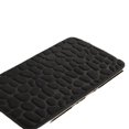 thumbnail image 5 of Nvzi Alfombrilla de baño de esponja de tres piezas, 1 unidad. Alfombrilla de baño suave y cómoda de 3 piezas que incluye funda para la tapa del inodoro. Alfombras absorbentes antideslizantes (gris)., 5 of 5