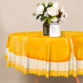 thumbnail image 4 of MIZHONA Orange Round Tablecloth,Summer Theme Table Cloth for Kitchen Dinning Party Outdoor Decor，60", 4 of 5