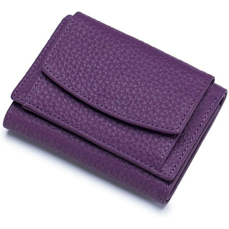 Lightweight Tri-fold Women's Leather Wallet (purple) | Walmart Canada