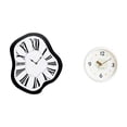 thumbnail image 1 of Reloj De Pared De Lujo Acrílico Con Diseño Redondo Distorsionado, Números Grandes, Silenciosos Y únicos. Ideal Para Decorar Escritorios, Tiendas, Hogares, Oficinas Y Estudios., 1 of 8
