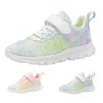 thumbnail image 4 of Otqutp Sneakers for Girls Lace Up Non-Slip Athletic Running Shoes Adjustable Strap Lightweight Breathable Tennis Shoes, 4 of 5