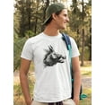 thumbnail image 2 of Sketch Of A Wild Boar Head T-Shirt Men -Image by Shutterstock, Male x-Large, 2 of 4