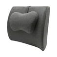thumbnail image 2 of Esquirla Office Chair Back Support Breathable Back Support for Couch Gaming Chair Car dark gray, 2 of 8