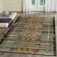 thumbnail image 5 of Liora Manne Marina Tribal Stripe Indoor Outdoor Area Rug Black, 5 of 5