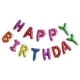 thumbnail image 4 of Banner 16 pulgadas Mylar Letters Banner Material ecológico reutilizable para decoraciones de cumpleaños y suminist Estilo3 BLESIY Globos de feliz cumpleaños, 4 of 6