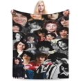 thumbnail image 2 of Blanket Finn Wolfhard Soft and Comfortable Wool Fleece Throw Blankets Gift for Home Decoration Sofa Office car Camping Yoga Travel Home Decoration Cozy Plush Beach, 2 of 6