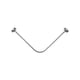 thumbnail image 1 of Barra de ducha curva extensible, soporte de barra de ducha curva para baño, para mueble. 70cm-95cm, 1 of 9