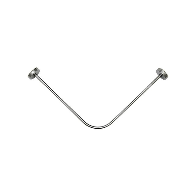 veasfak Bathroom Curved Shower Rod Telescopic Clothing Rod Telescoping Curved Shower Rod 130cm-180cm