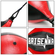 Double End Ball, EEEkit Boxing Speed Dodge Training Ball Leather Punch Bag Hanging Speed Ball for Gym Boxing Speed Training, Includes Cord, Stress Relief Exercise Equipment, Adult Teenagerss