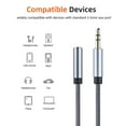 thumbnail image 2 of Fankiway Headphone Extension Cable 3.5Mm Male to Female Stereo Audio Cable Lossless, 2 of 6
